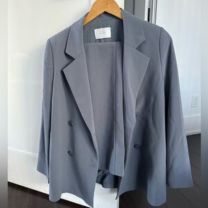 Oak+Fort baby blue Suit blazer+pants